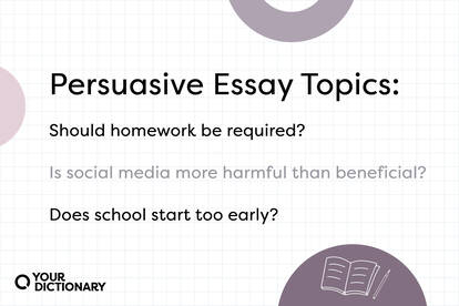 good persuasive essay topics easy