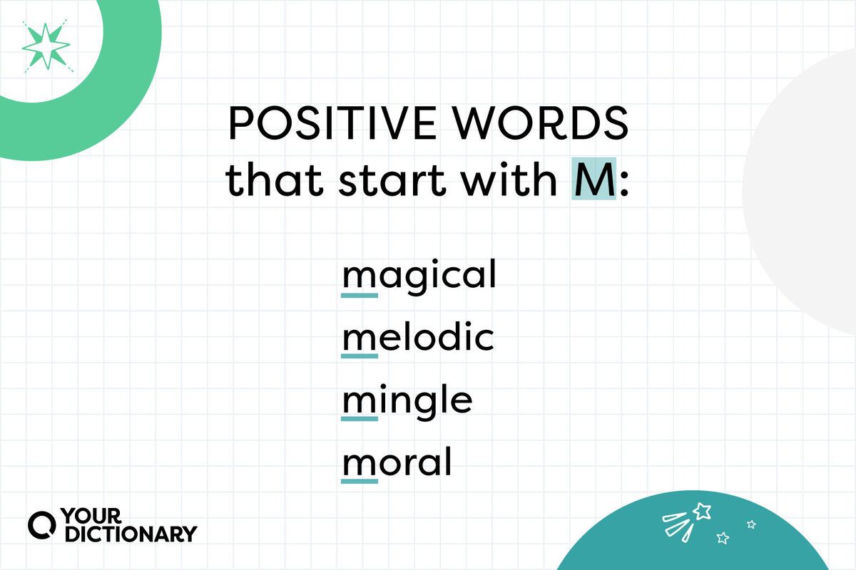 Stars With Positive Words That Start With M