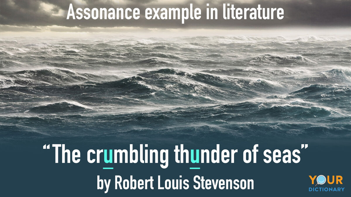 assonance example poem robert louis stevenson