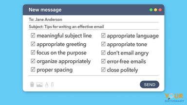 tips for writing an effective email