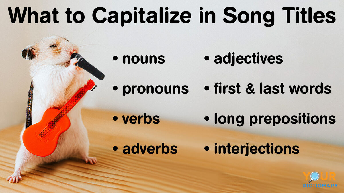 what to capitalize in song titles