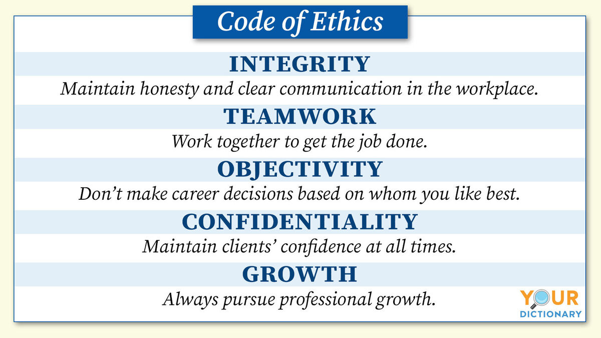 code of ethics