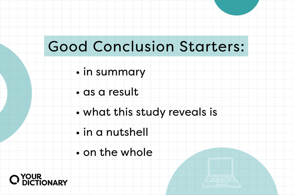 ways to write a conclusion