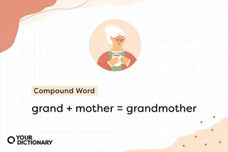 Grandmother Illustration With Compound Word Example