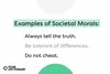 Examples of Societal Morals