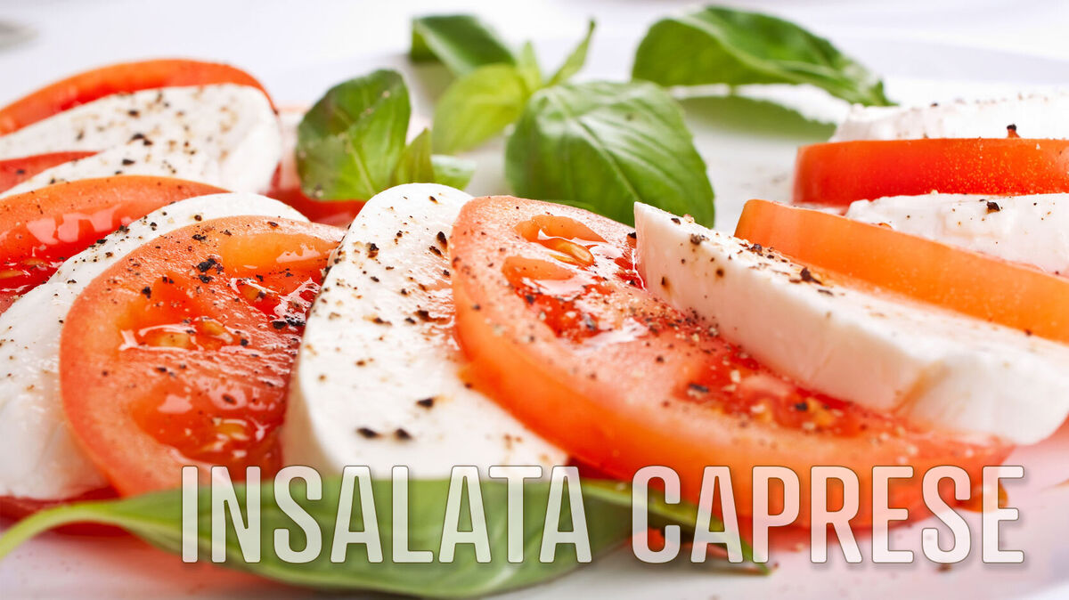 i food word insalata caprese