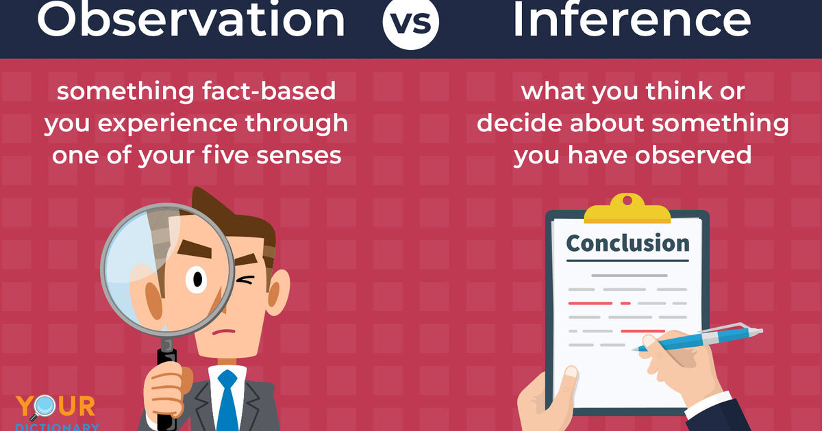Observation Vs Inference Identifying The Difference YourDictionary