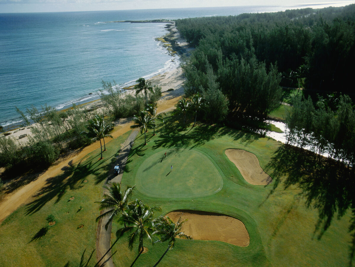 Golf course at Turtle Bay
