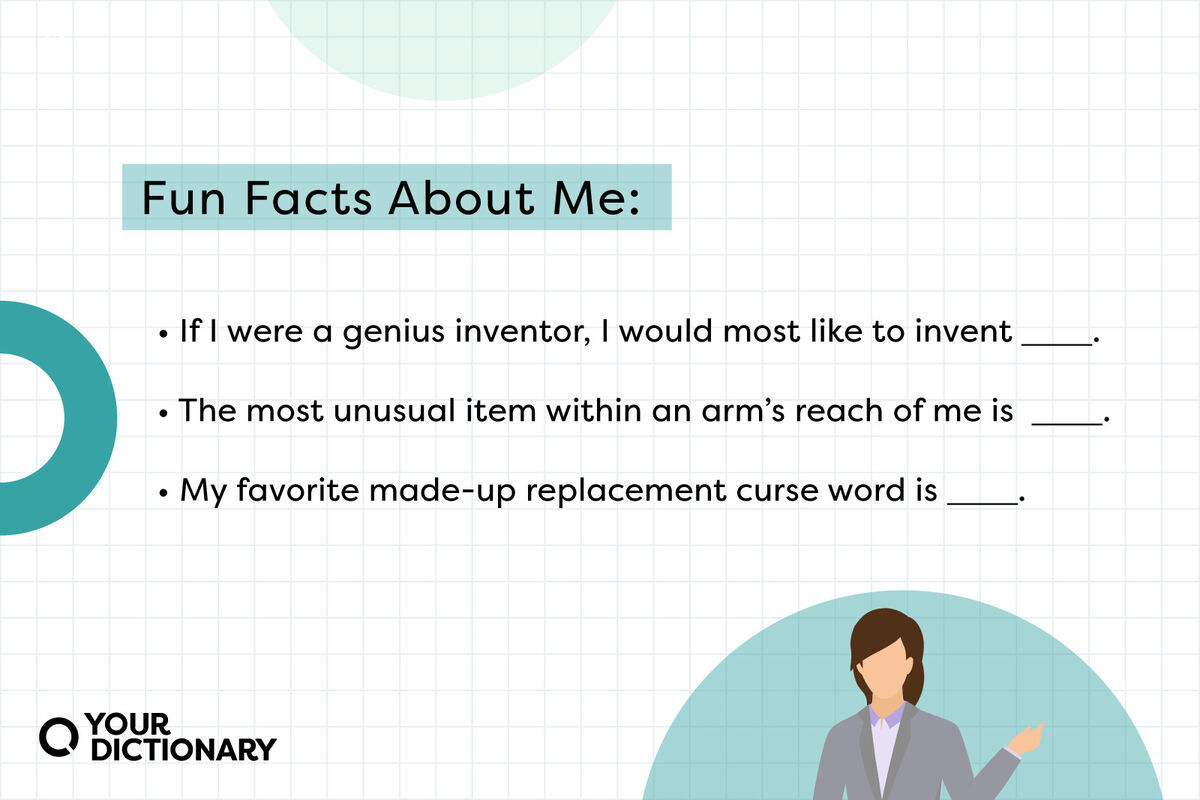 Fun Facts for an “About Me” Intro | List of Helpful Examples |  YourDictionary
