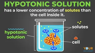 hypotonic solution infographic