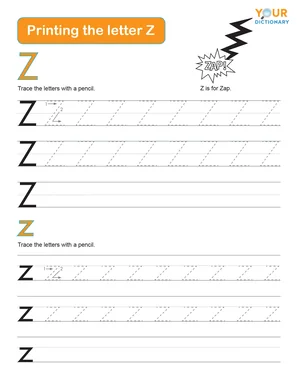 z trace letter