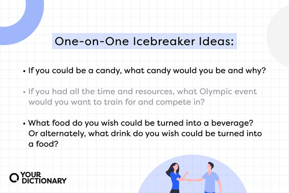 three icebreaker questions from the article