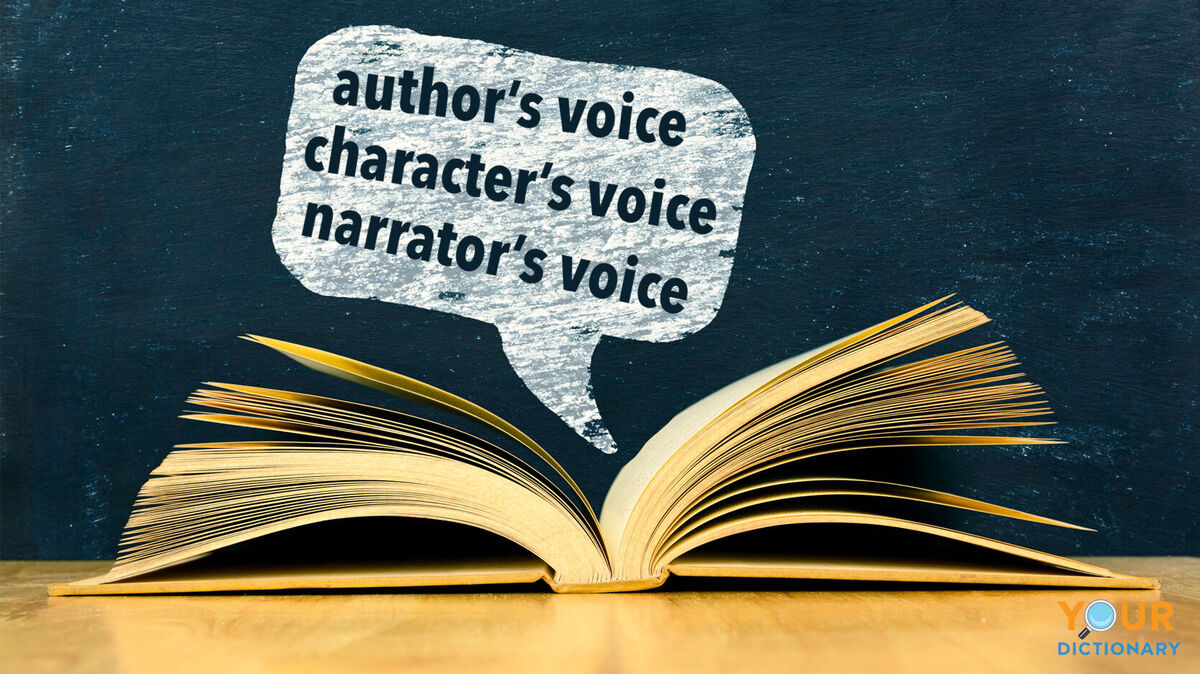voice in writing with author's character's narrator's