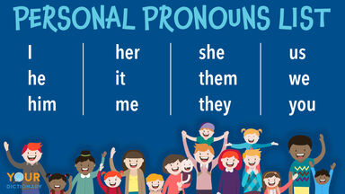 List Of Personal Pronouns