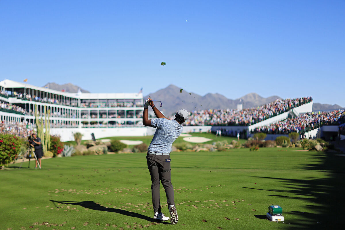 TPC Scottsdale 16th hole during Phoenix Open