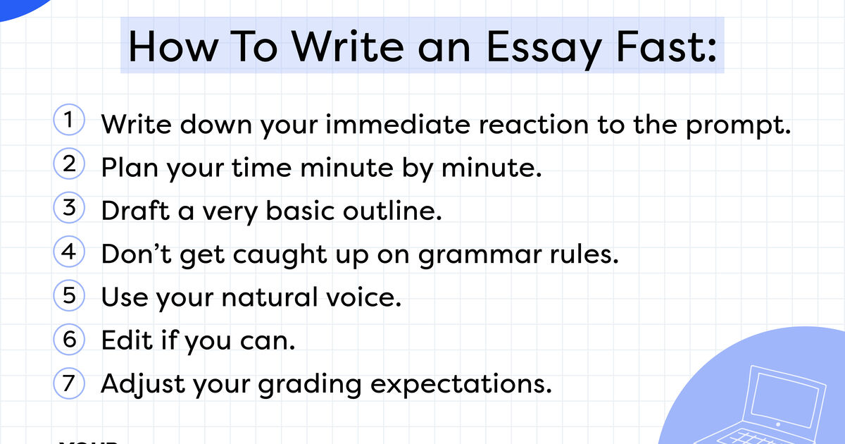 type essay fast