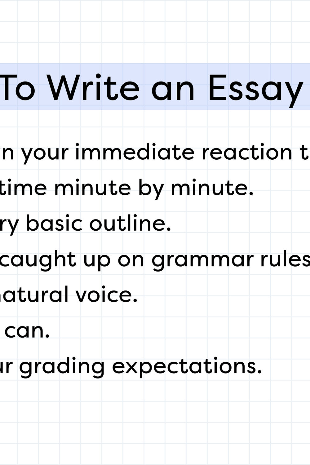 how can i write an essay fast