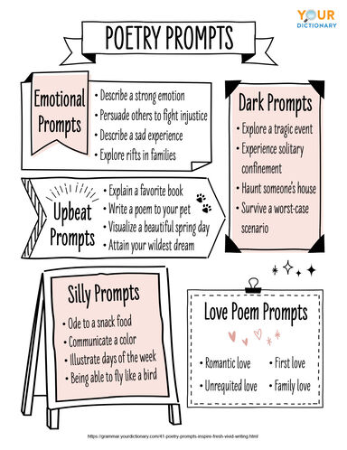 creative writing prompts for poems