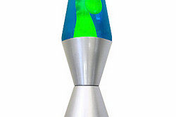 Green and blue lava lamp as examples of ubiquitous