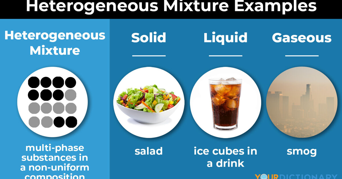 homogeneous mixtures examples of food