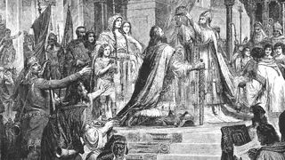 coronation of Charlemagne engraving