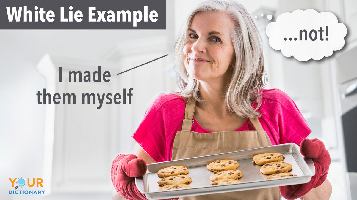 white lie example store bought cookies as homemade
