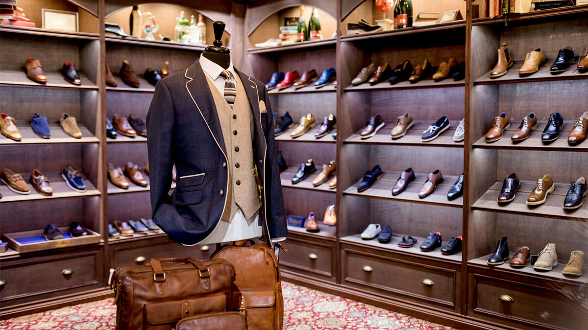 luxury clothing shop for men