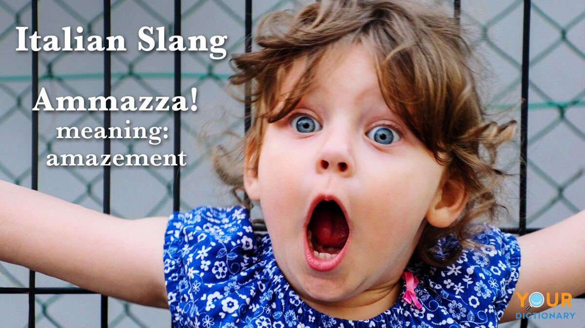 Italian slang example of ammazza