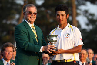 Hideki Matsuyama wins low amateur at 2011 Masters