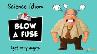 science idiom blow a fuse