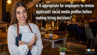 debate topic social media job applicant