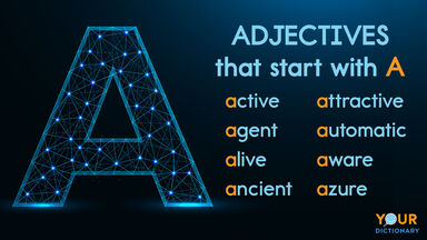 Adjectives that start with a