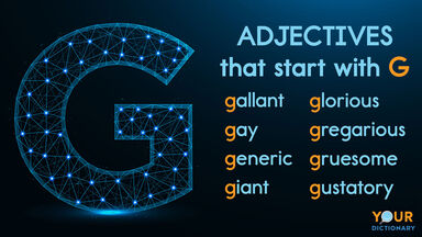 adjectives that start with g