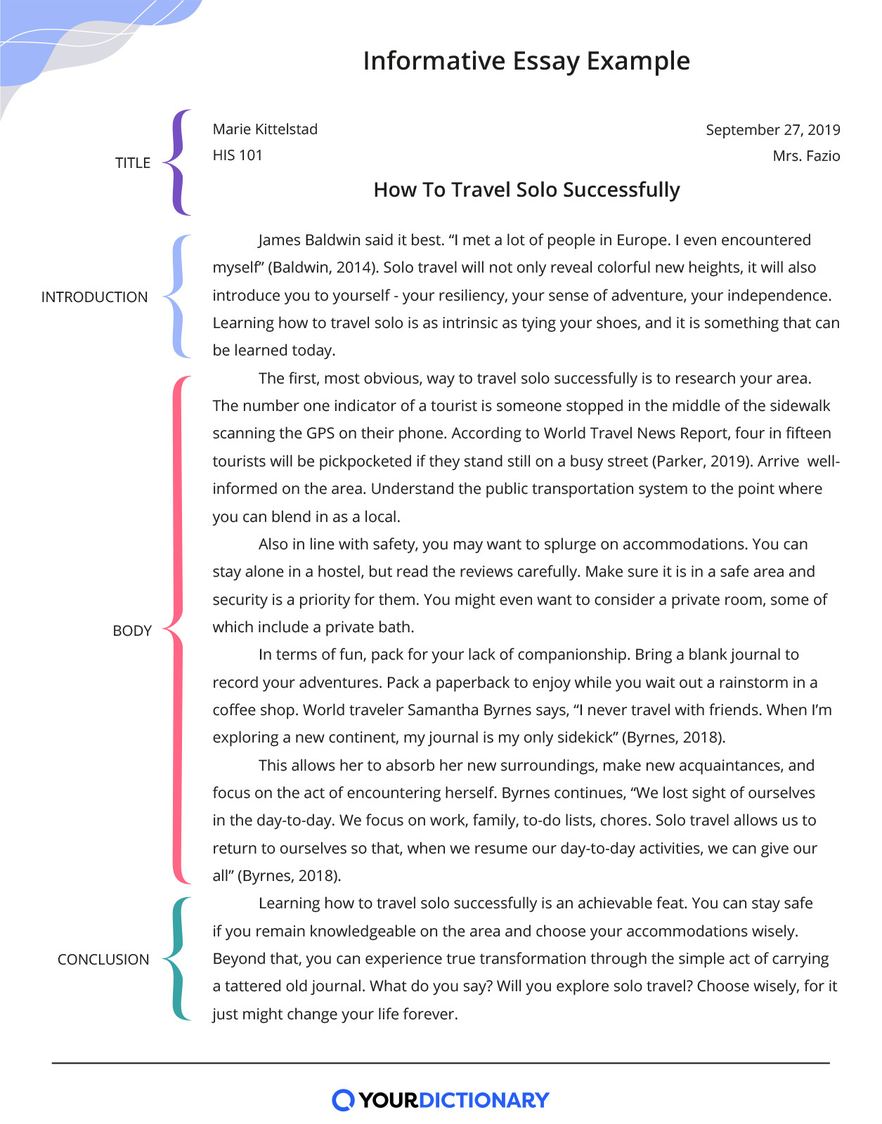 How To Write An Informative Essay About Yourself Sitedoct