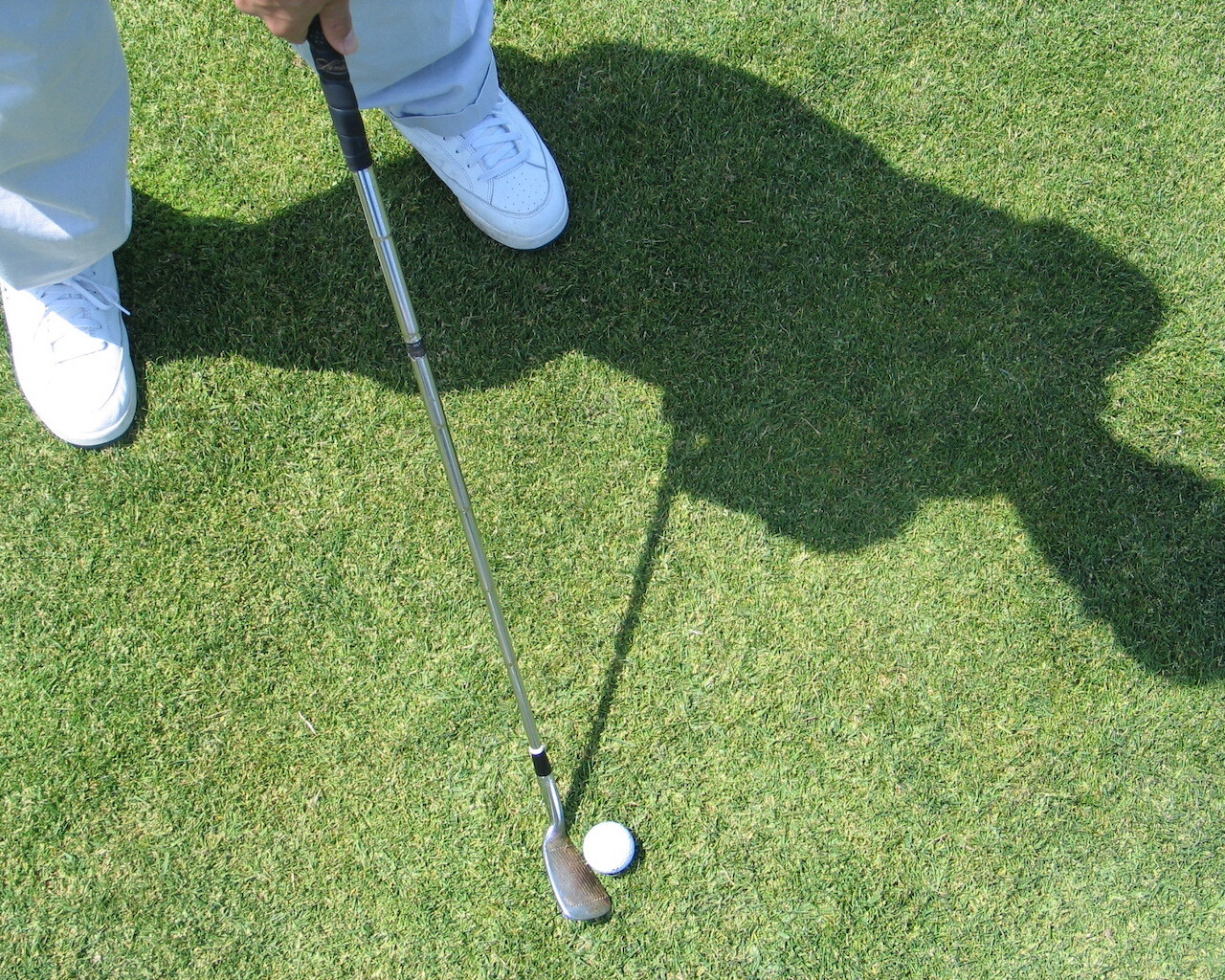 pitching wedge and proper stance