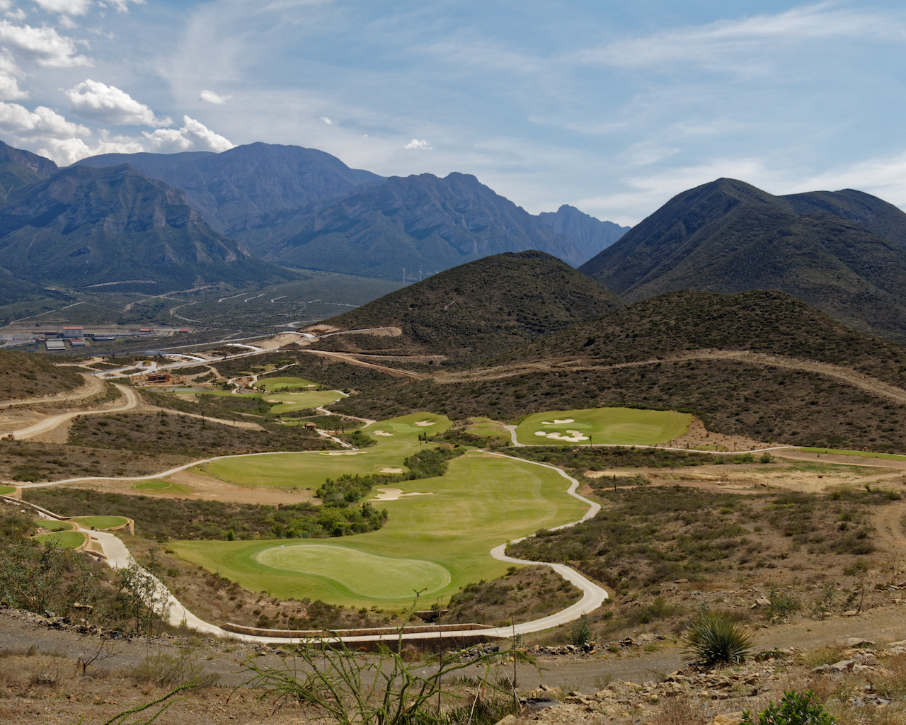 Golf course in Mexico