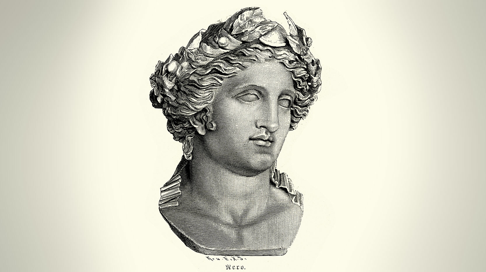 bust of Roman emperor Nero