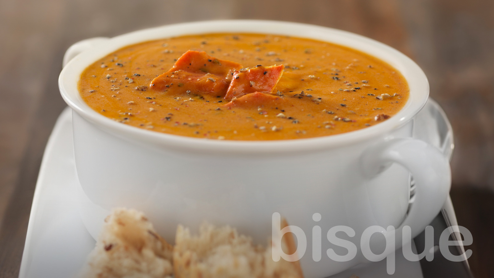 cooking term example of bisque