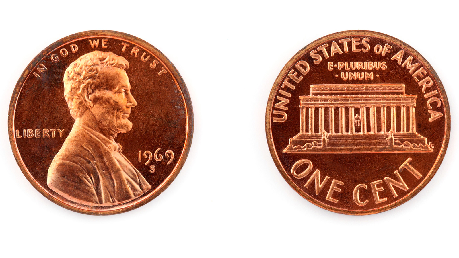 Example of Metallic Crystal copper plated penny