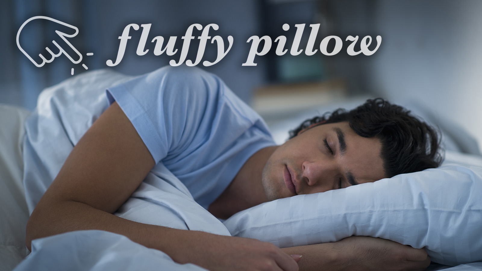 touch sensory word fluffy pillow description