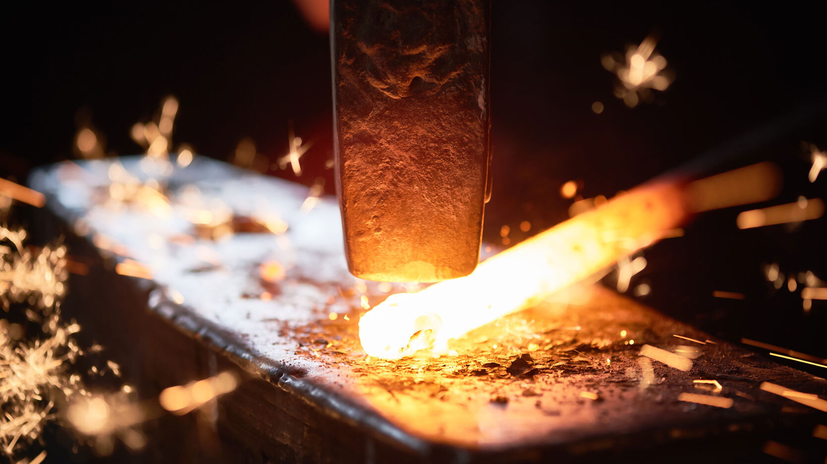 prehistoric times iron tools used in hot forging