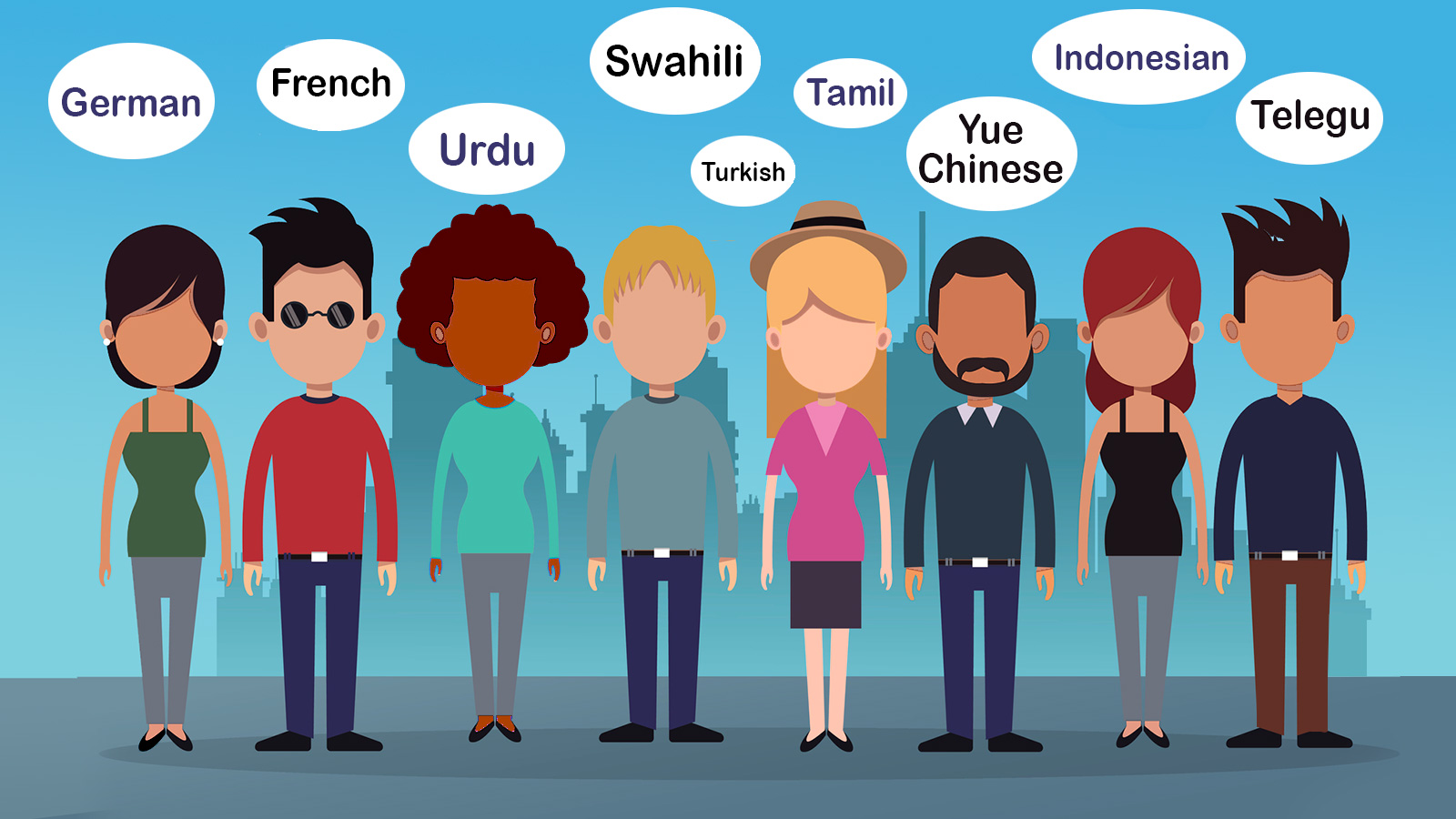 common languages spoken in the world