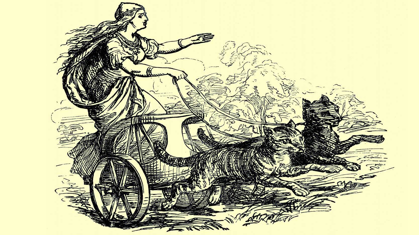 Freya, Norse goddess of love