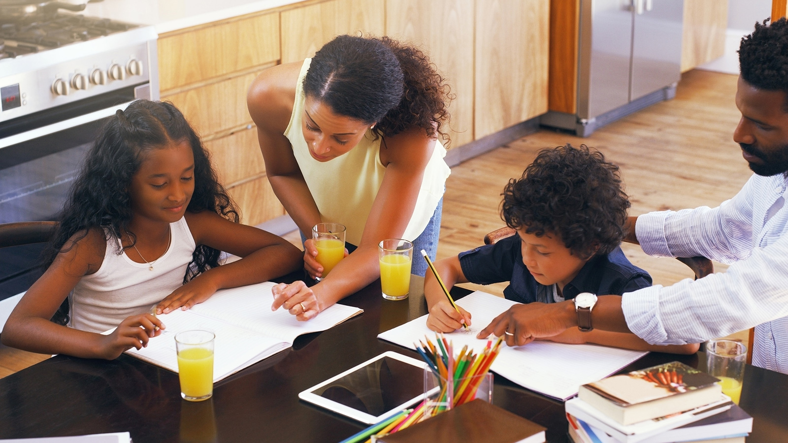parents helping kids with writing tips