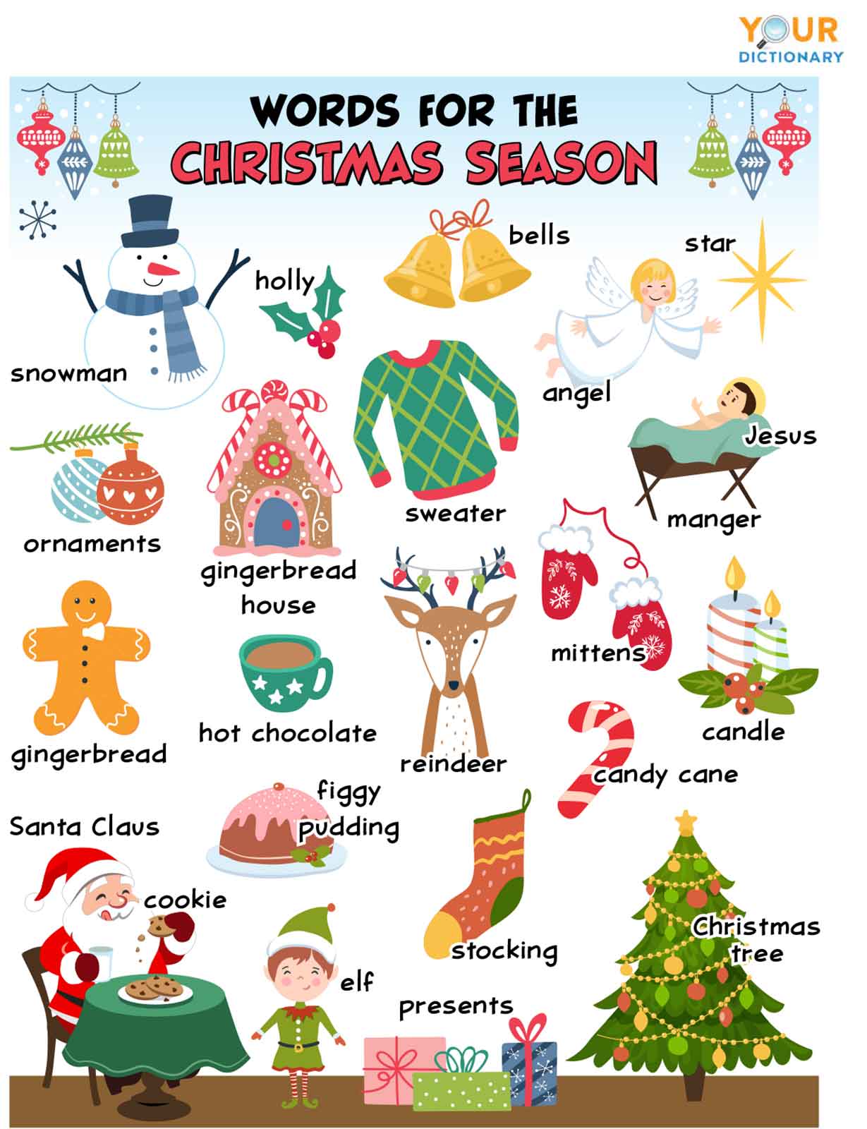 popular words for the Christmas season