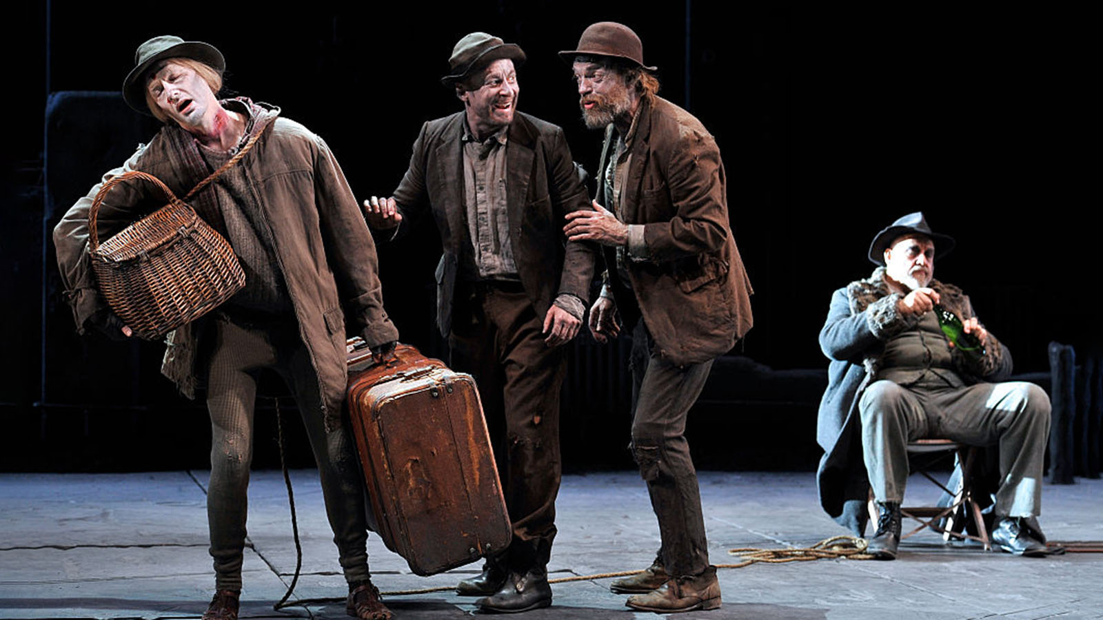 example of farce Waiting for Godot